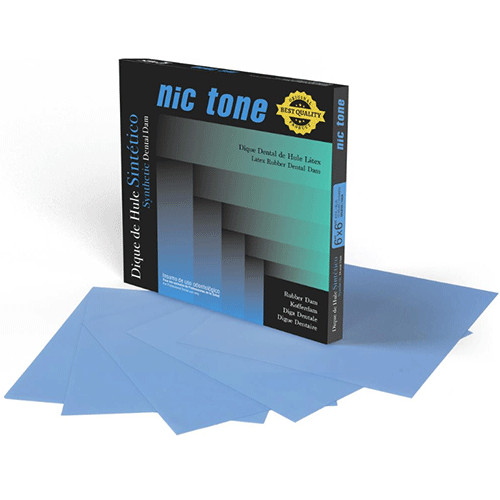 Goma-dique-Nic-Tone-SINTETICO-azul-medio-x-15